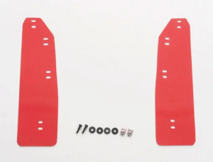 Honda Civic Type-R Mud Flaps - Front - Cusco - EVA Bolt-On - Red - `23-`27 Honda Civic Type-R Mud Flaps - Front - Cusco - EVA Bolt-On - Red - `23-`27